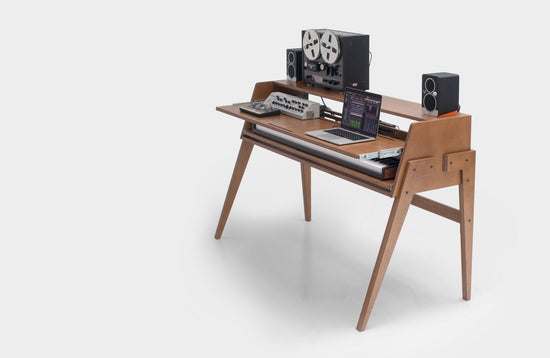 Mid Century style home music studio desk - Compact 88