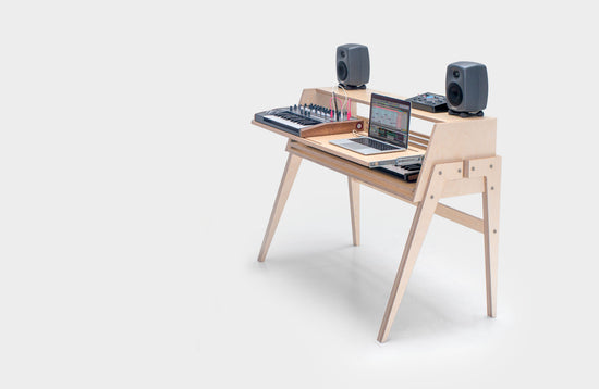 Compact One music desk for small home studios